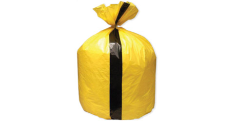 Yellow Tiger Clinical Sack (200) (457 x 725 x 810mm)