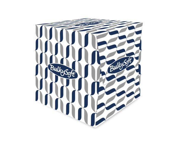 BulkySoft Facial Tissue Cubed