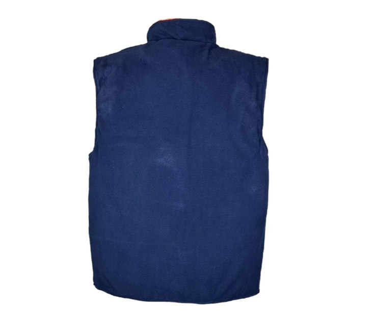 Orange Hi Vis Reversible Fleece Lined Body Warmer - Image 4