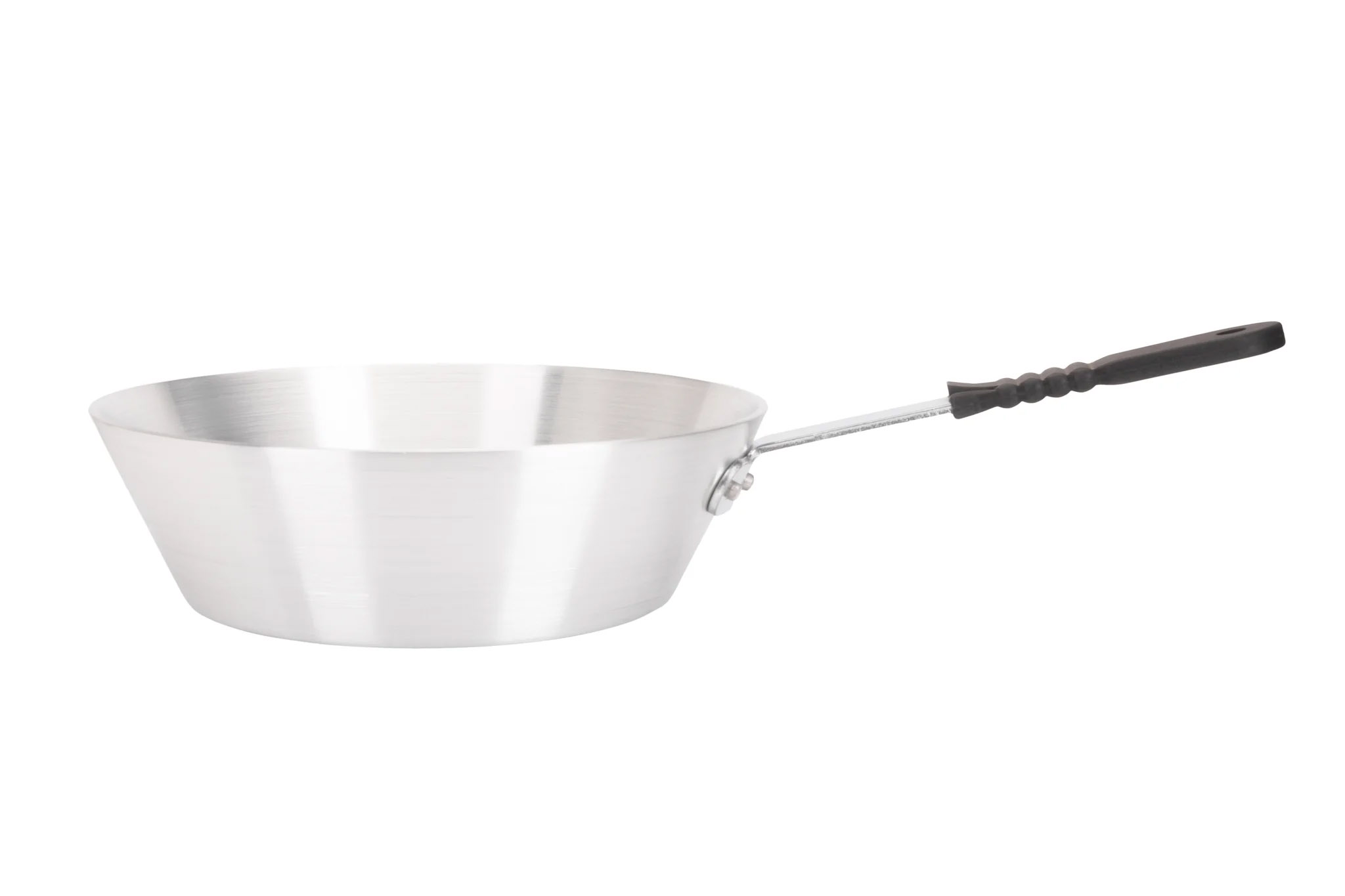 24cm Aluminium Heavy Duty Extra Deep Frypan Silicone Handle - Image 2