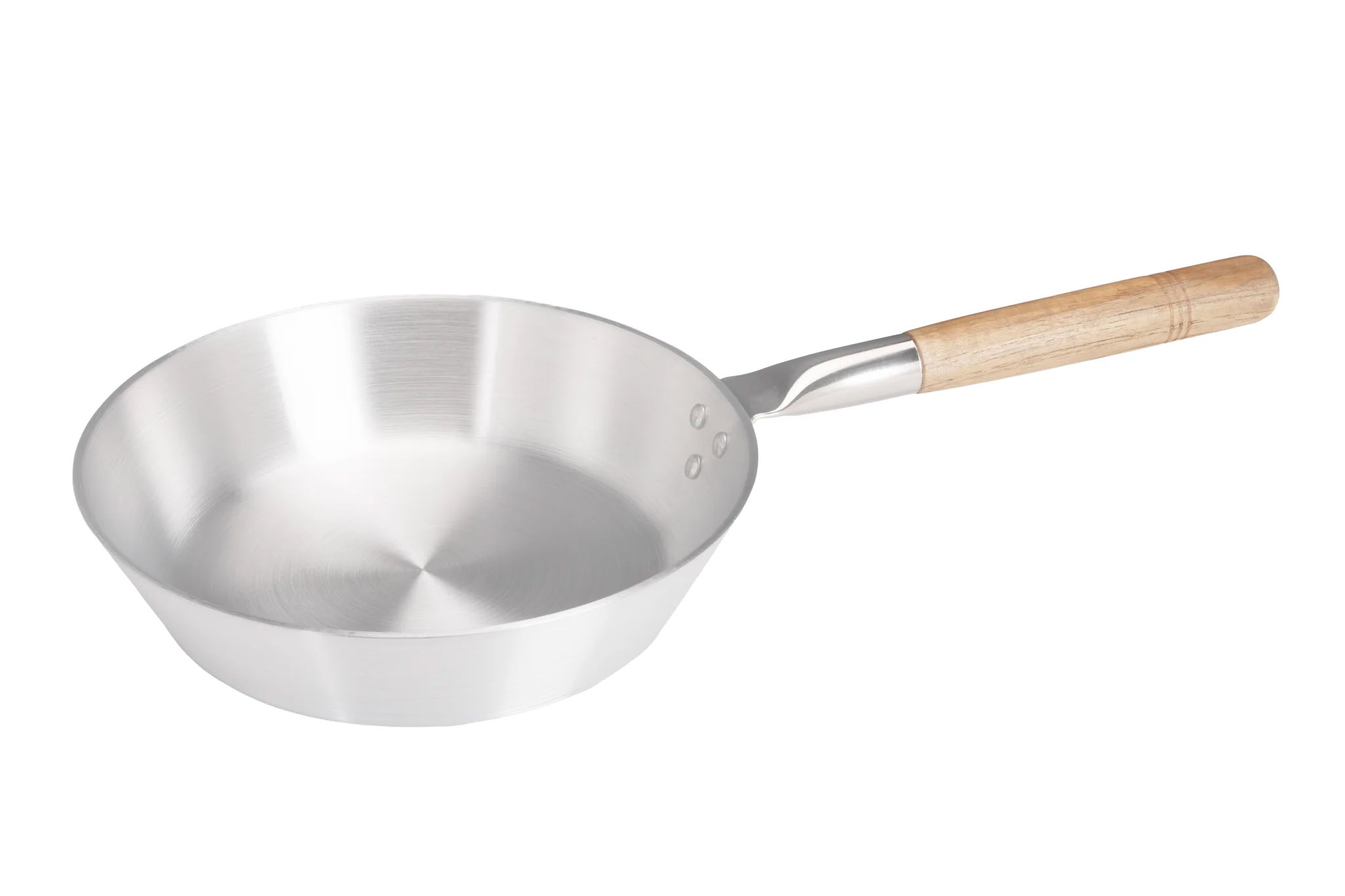 24cm Aluminium Heavy Duty Frypan Wood Handle