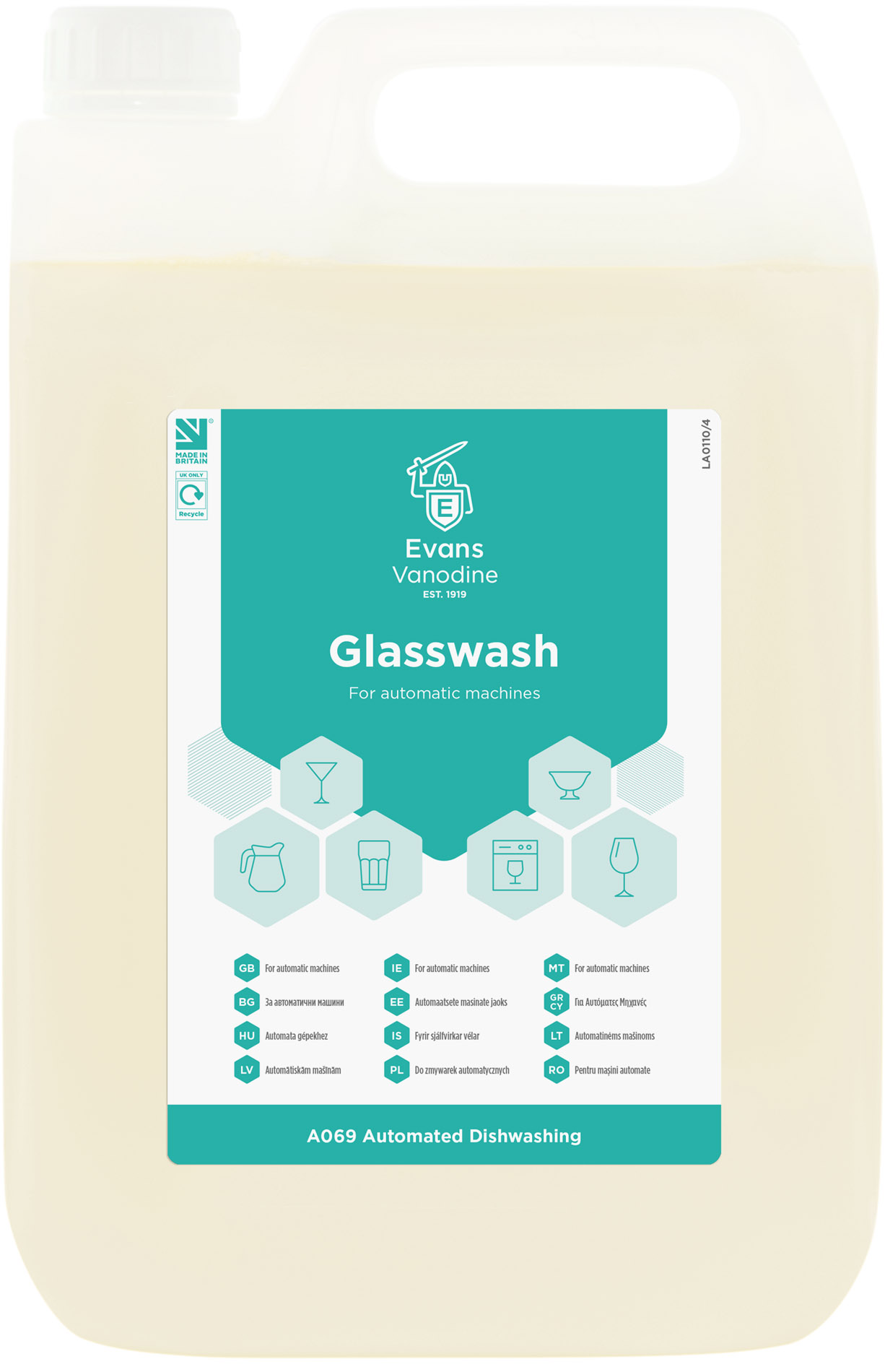 GlassWash 5LT