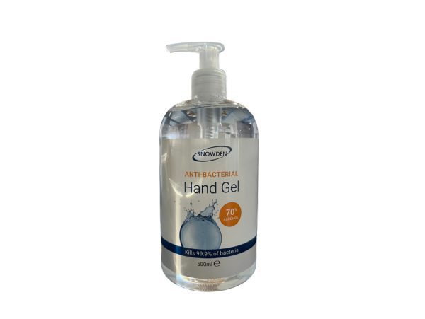 ALCOHOL SANITISER 70% GEL PUMP 500ml