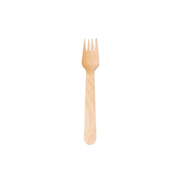 Premium Wax Coated Wooden Fork (1000 pack)