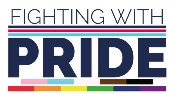 Fighting With Pride Window Sticker