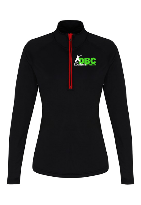 Women's long sleeve performance ¼ zip - Image 3